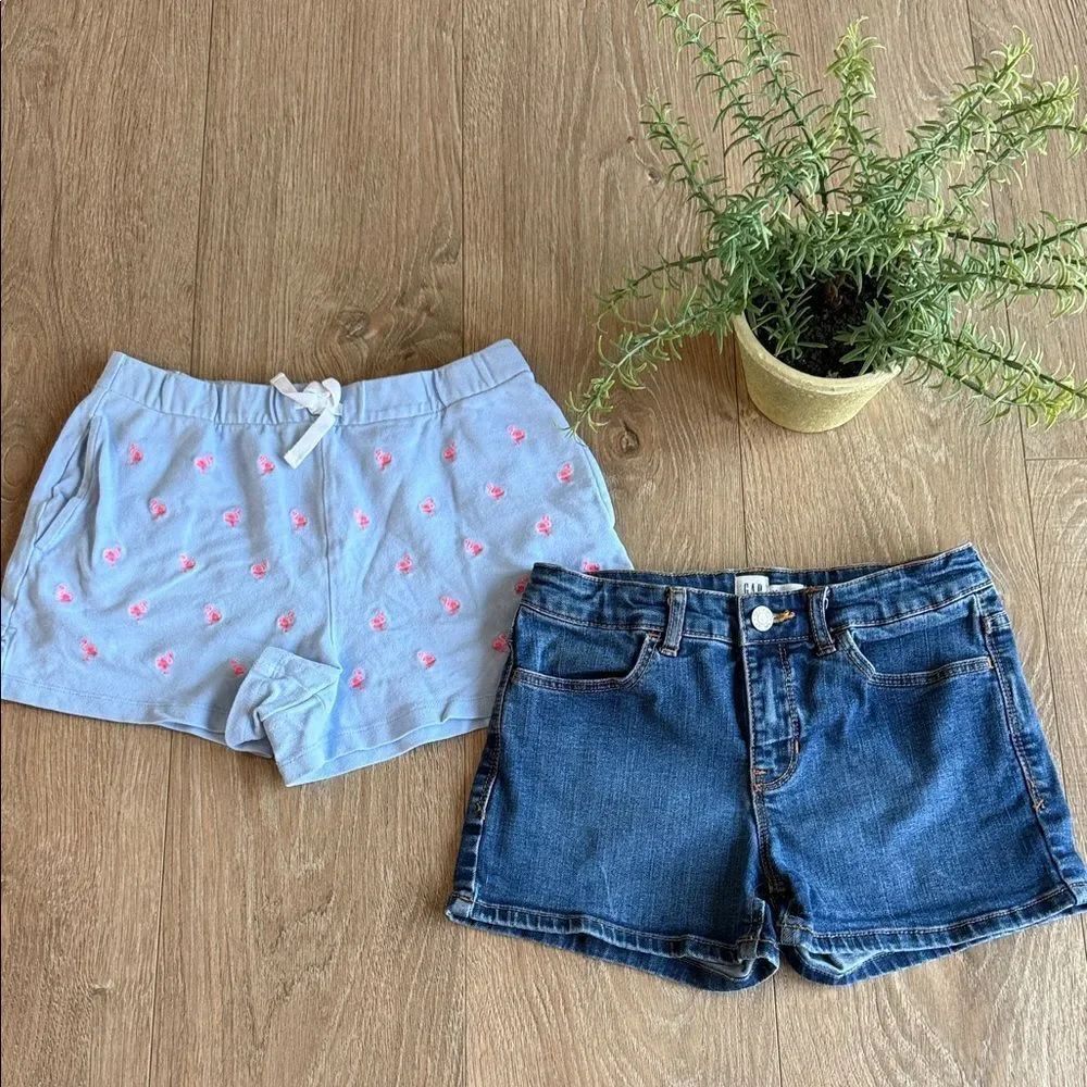((2 PAIR)) POLO RALPH LAUREN AND GAP GIRLS CASUAL SHORTS BUNDLE SIZE 12